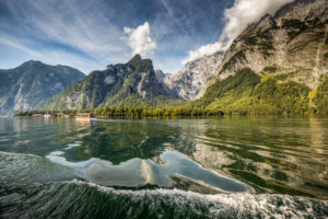 Germany, Bavaria, Berchtesgadener Land, Berchtesgaden, Schönau am Königssee, church St. Bartholomä, Germany, Bavaria, Berchtesgadener Land, Berchtesgaden, Schönau am Königssee, church St. Bartholomä,